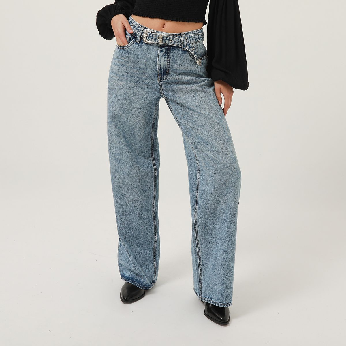 DENIMLAB - Jean Baggy Mujer Denimlab