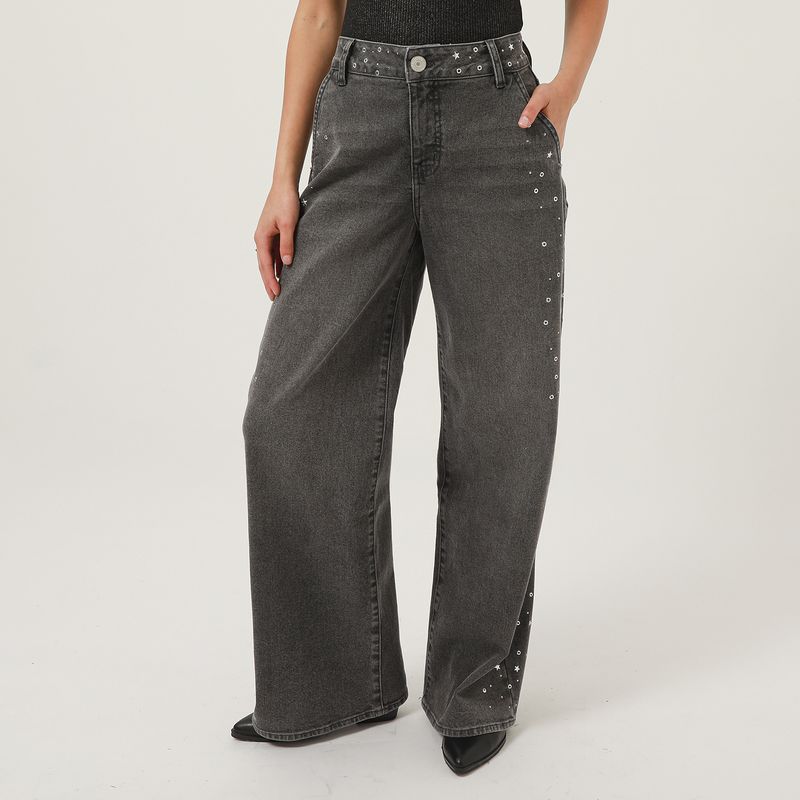 DENIMLAB - Jean Wide Leg Mujer Denimlab