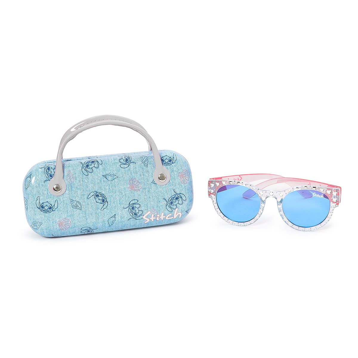DISNEY - Lentes Con Case Para Niña Lilo Y Stich Celeste