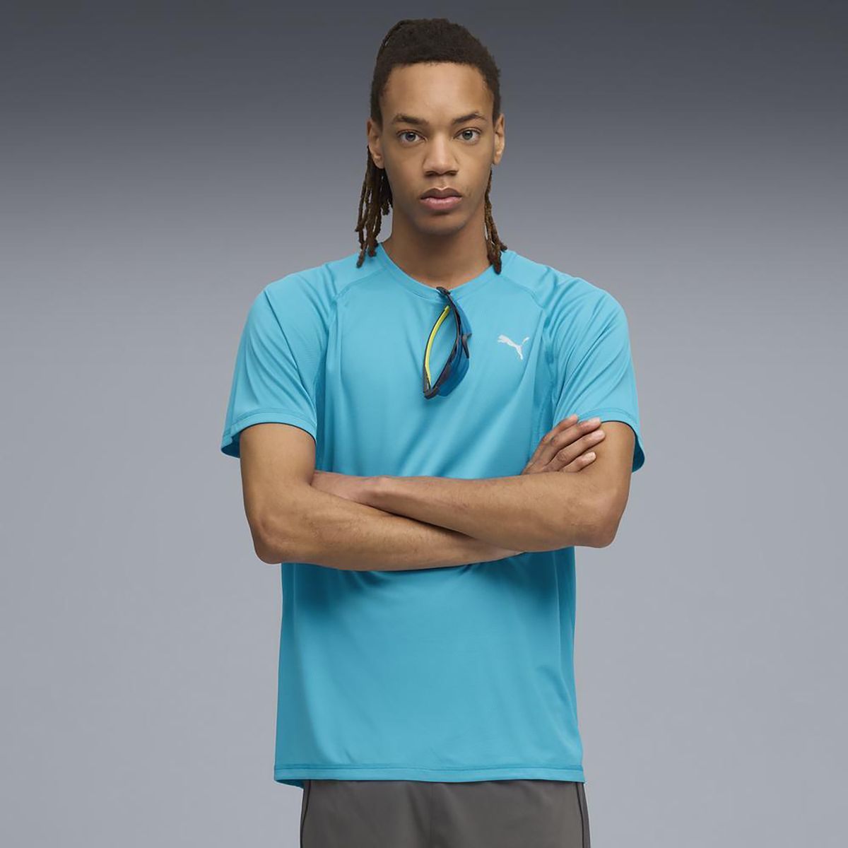 PUMA - Polo Deportivo Hombre M Run Velocity Tee (poly)