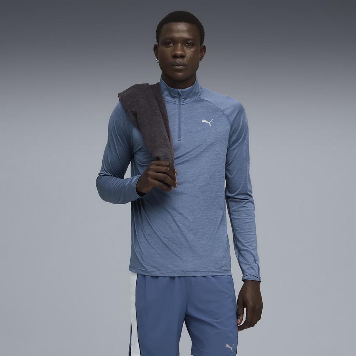PUMA - Polera Hombre M Run Velocity Cloudspun 1/4 Zip