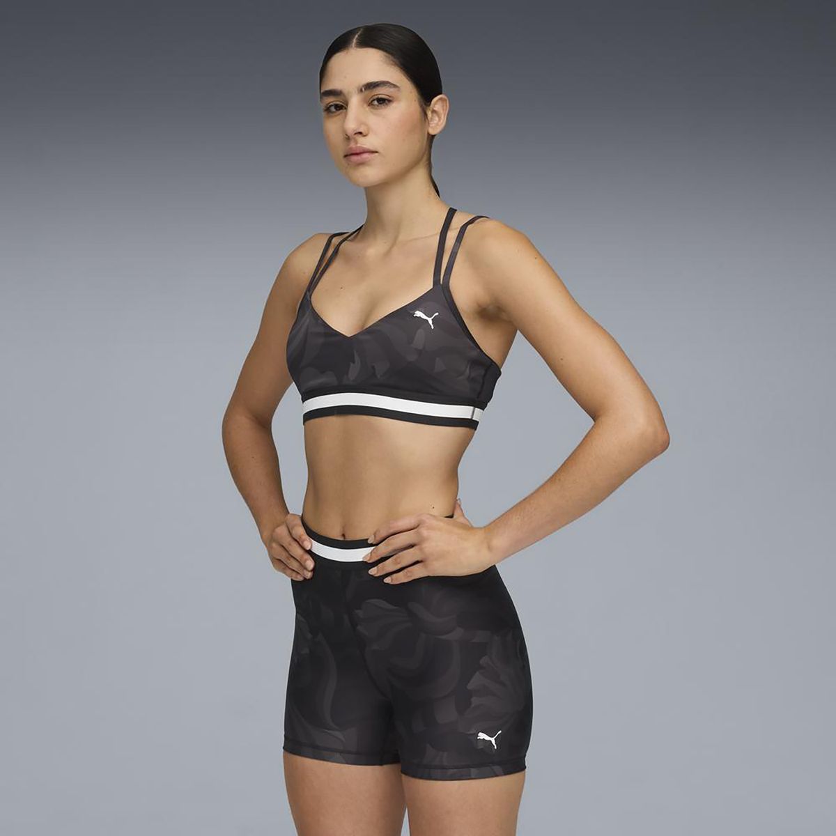 PUMA - Top Deportivo Mujer Floral Ribbon Strappy Bra - Low