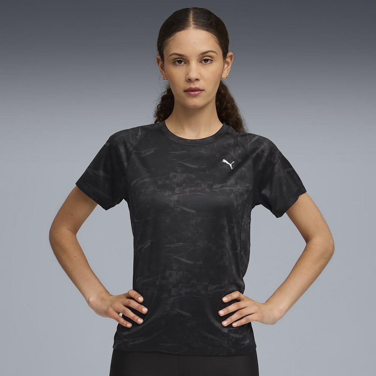 PUMA - Polo Deportivo Mujer W Run Velocity Aop Tee