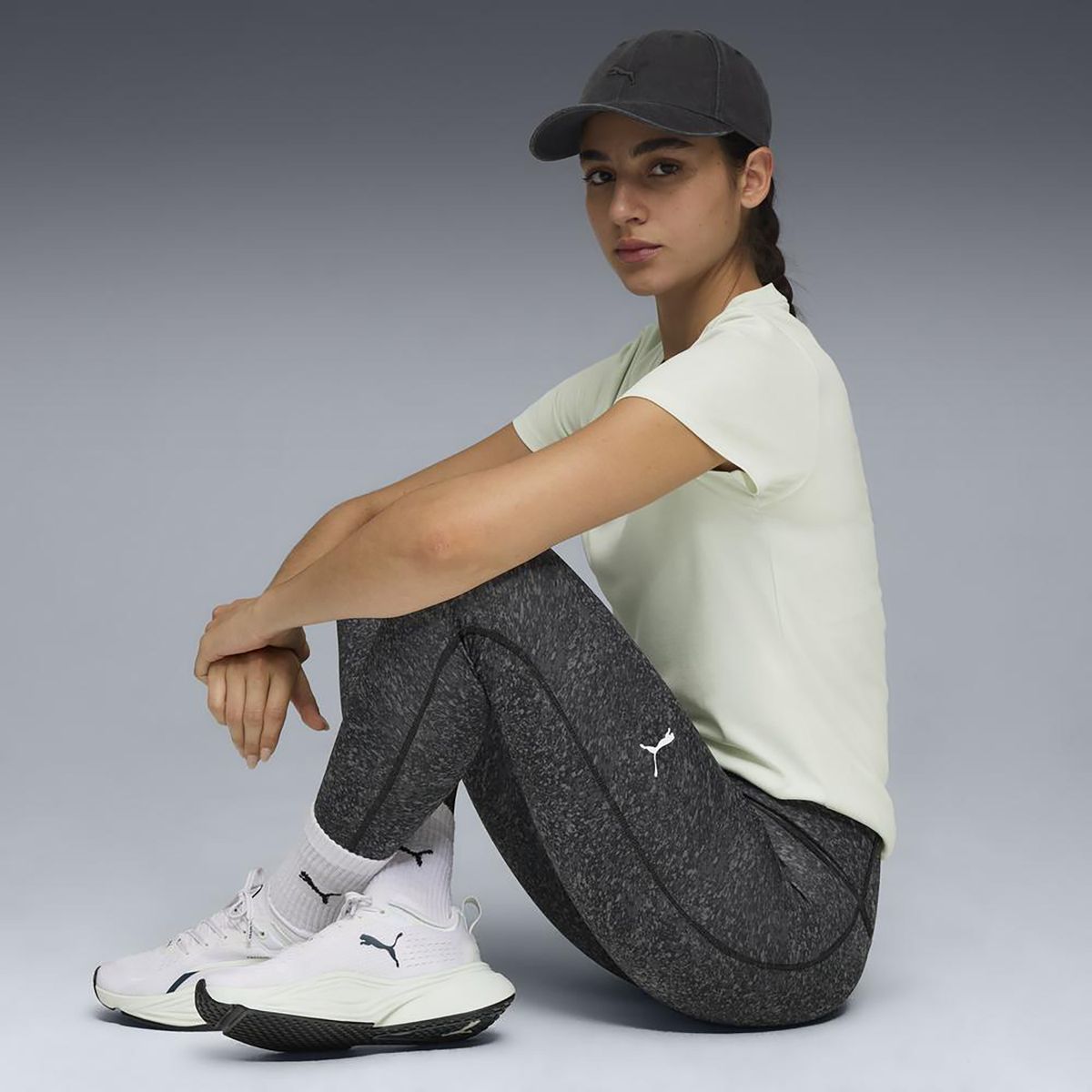 PUMA - Malla Deportiva Mujer W Tad Essential Pebble Tight - Aop