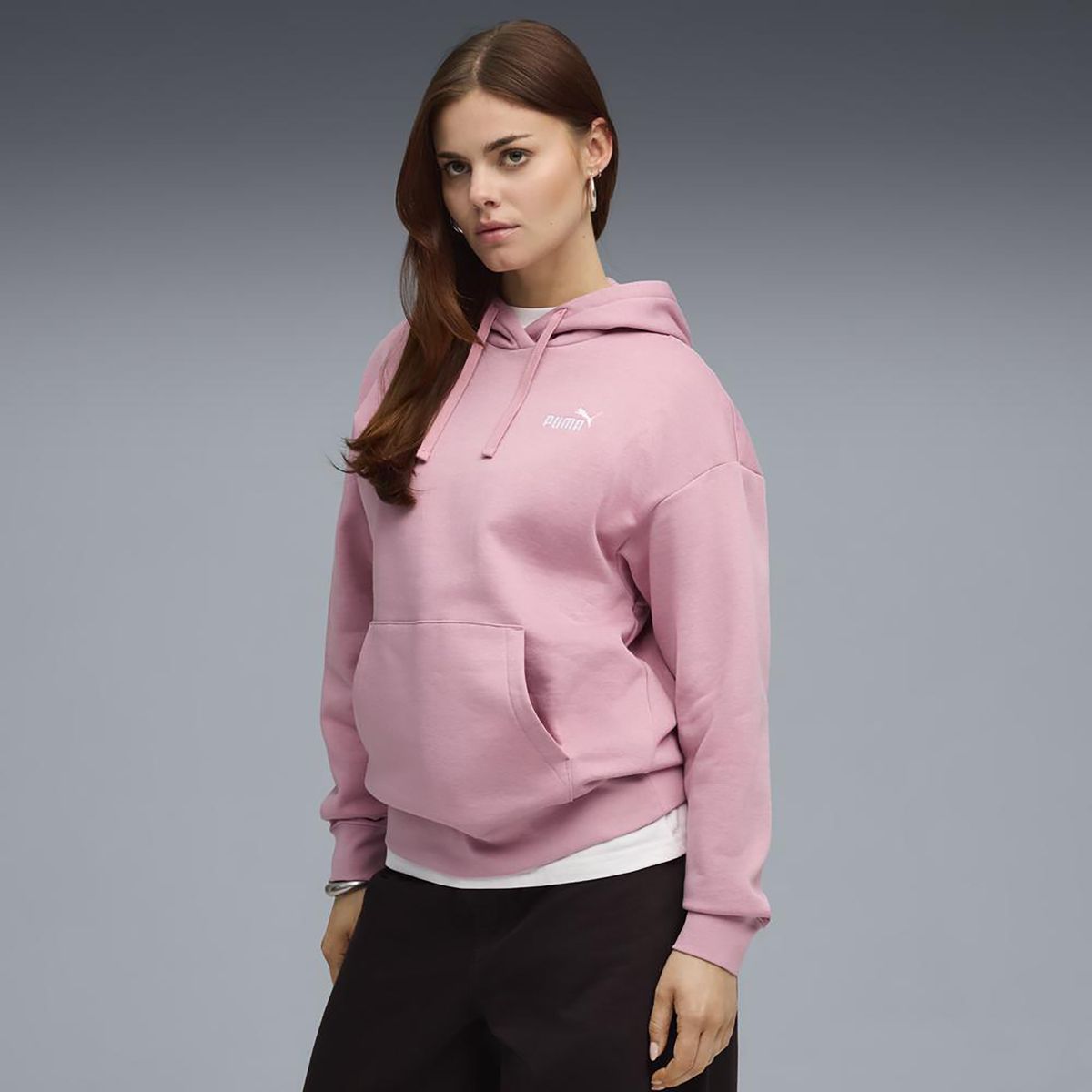 PUMA - Polera Mujer Ess Small No. 1 Logo Comfort Hoodie Fl (s)