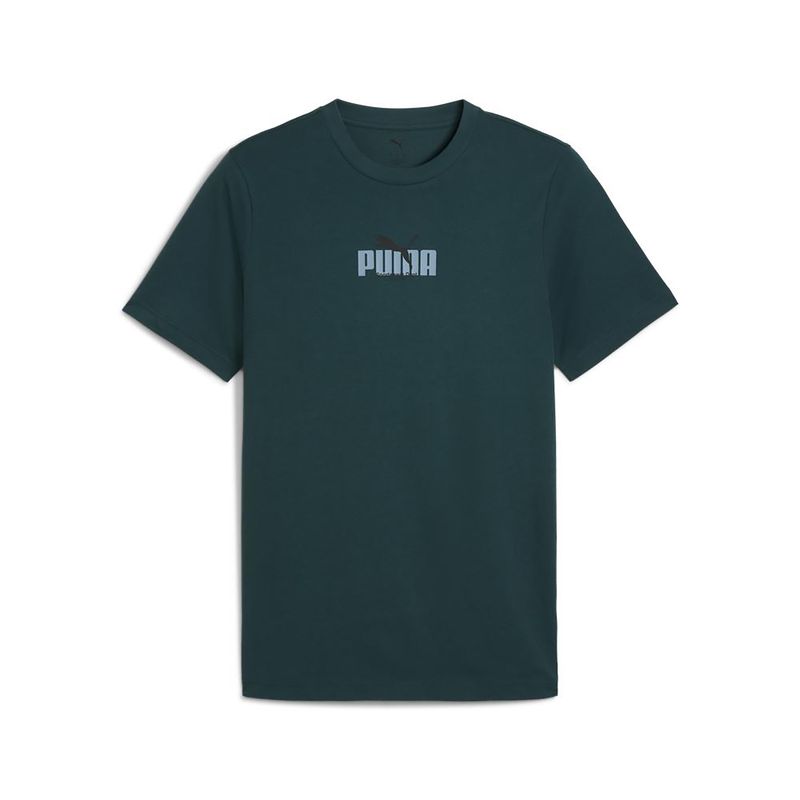 PUMA - Polo Deportivo Hombre Graphic Puma Wording Tee