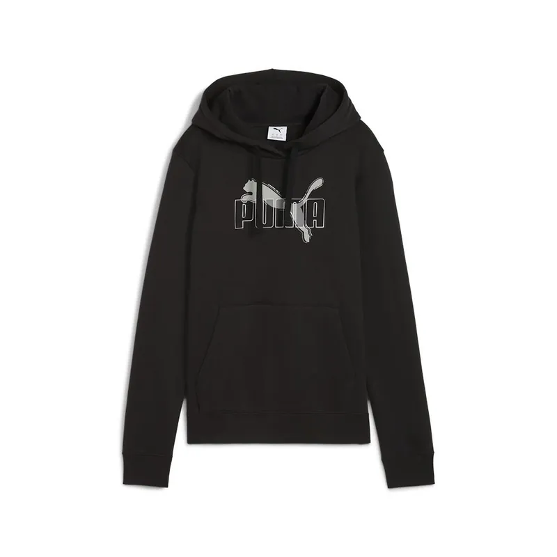 PUMA - Polera Mujer Ess Logo Lab Hoodie Fl