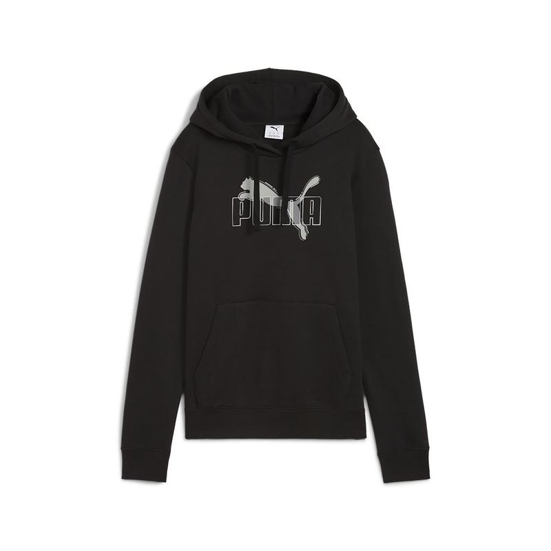 PUMA - Polera Mujer Ess Logo Lab Hoodie Fl