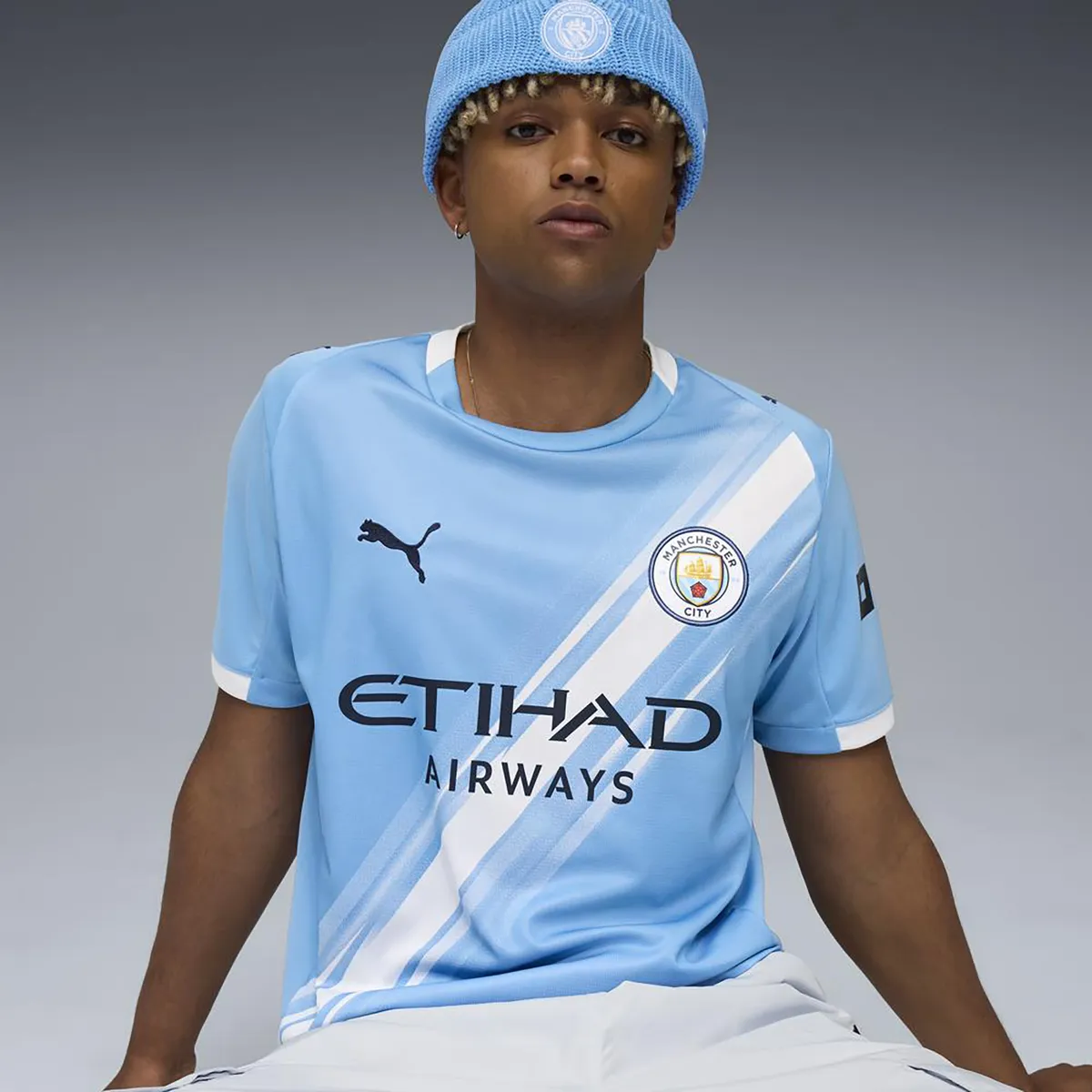 PUMA - Camiseta Hombre Mcfc Home Jersey Replica