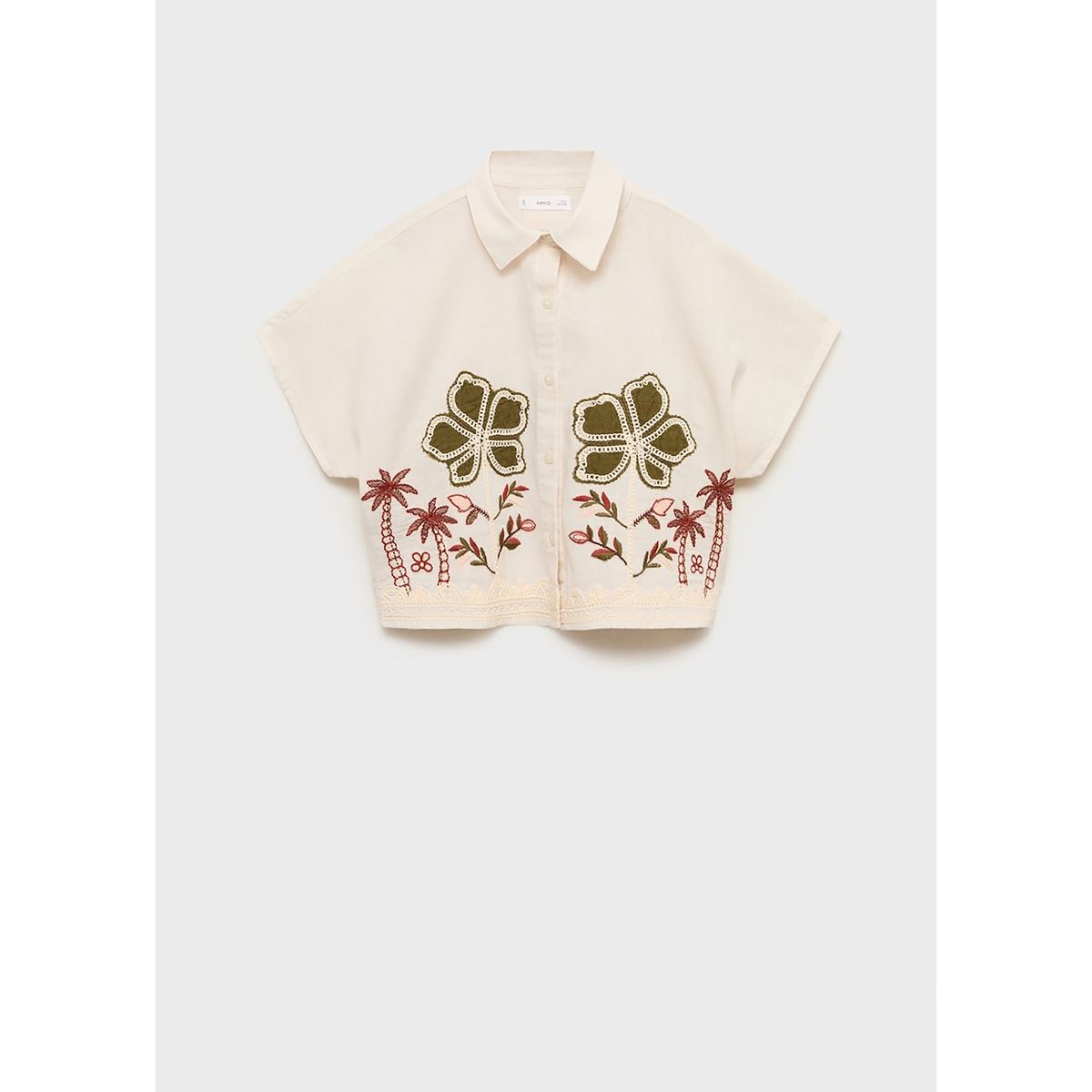 MANGO KIDS - Blusa Niña Manga Corta Algodón Mango Kids