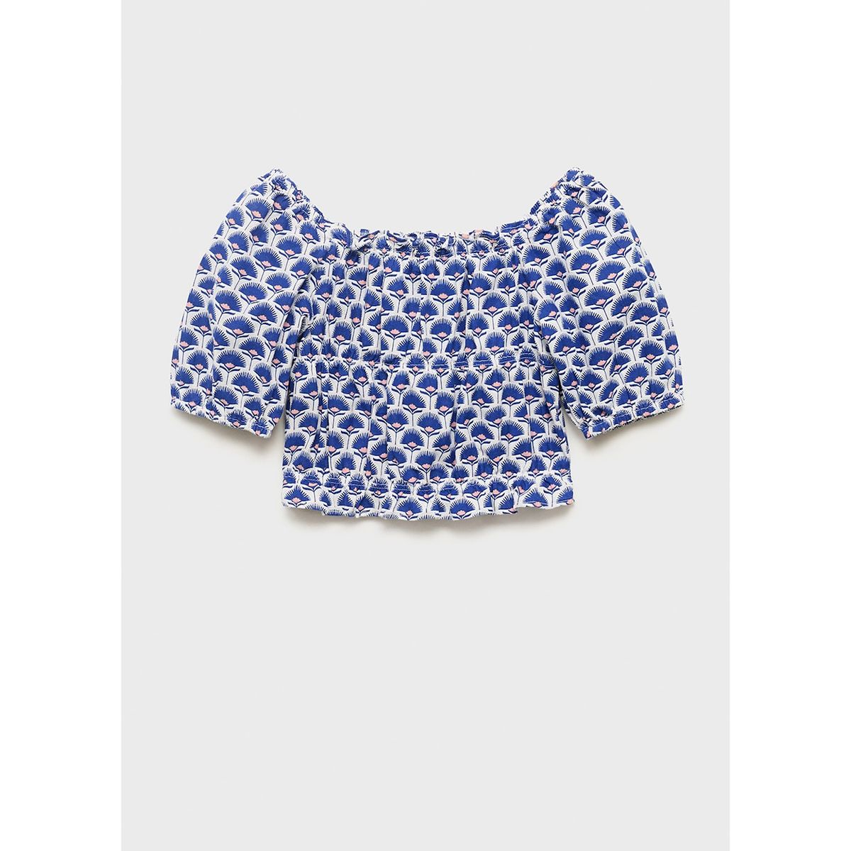 MANGO KIDS - Blusa Niña Manga Corta Algodón Mango Kids