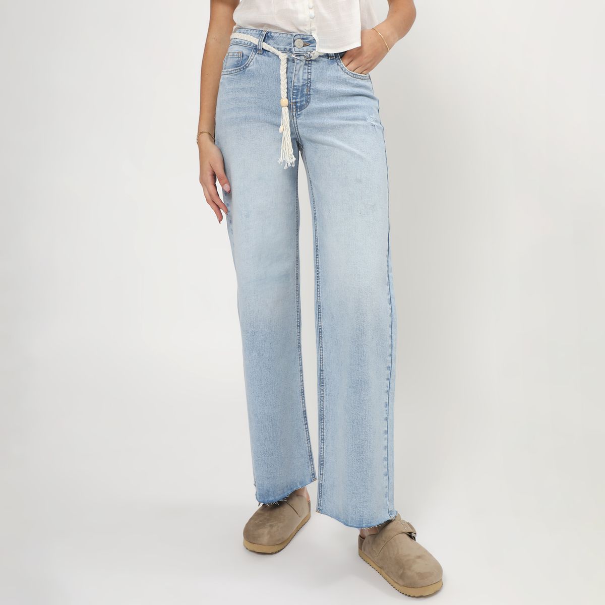 DOO AUSTRALIA - Jean Straight Tiro Medio Mujer Doo Australia