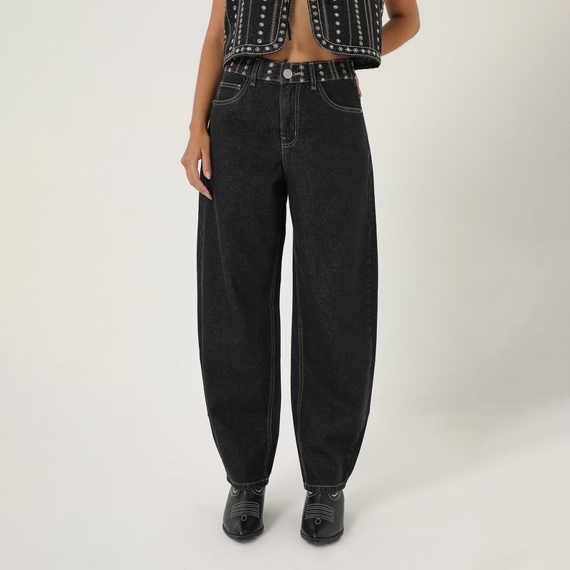 SYBILLA - Jean Balloon Mujer Sybilla