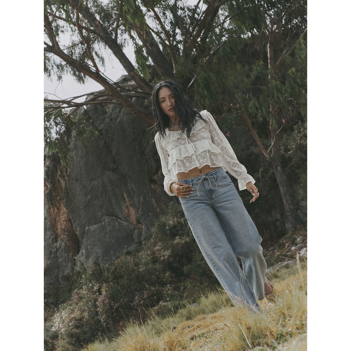 SYBILLA - Jean Baggy Mujer Sybilla