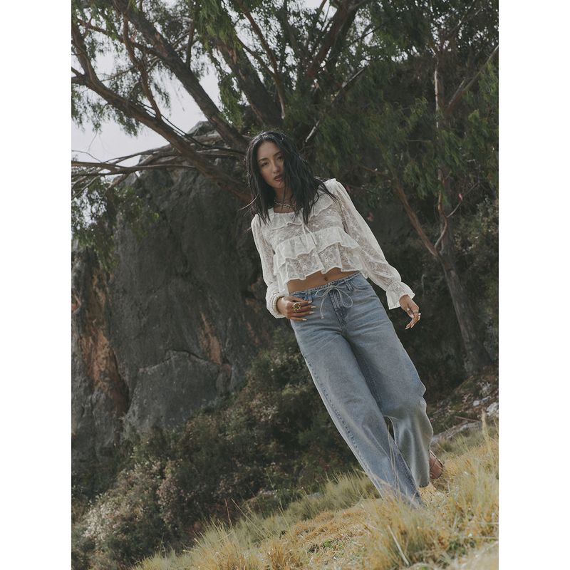 SYBILLA - Jean Baggy Mujer Sybilla