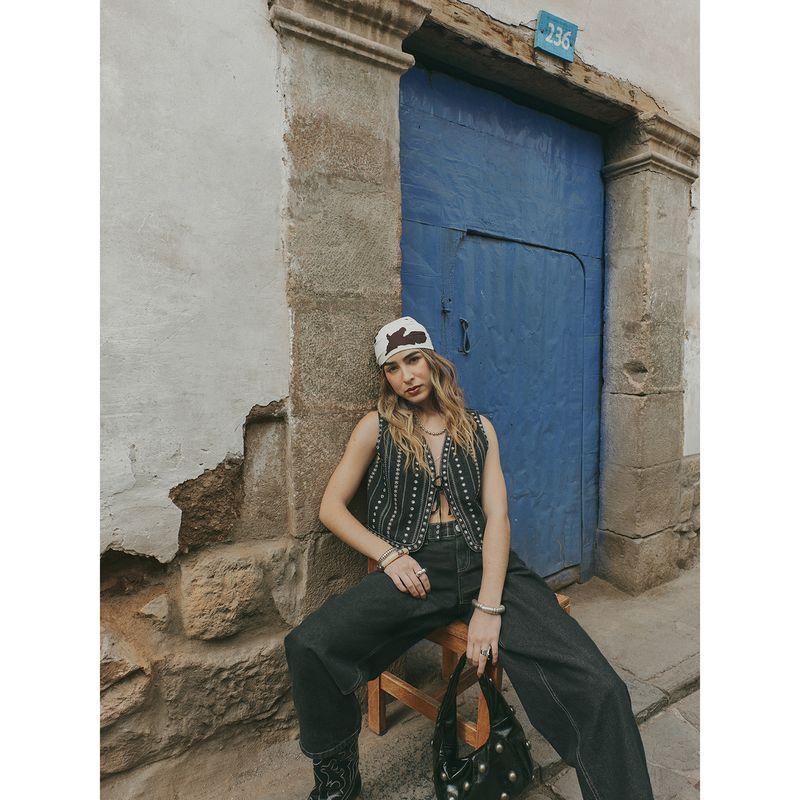 SYBILLA - Chaleco Denim Mujer Sybilla