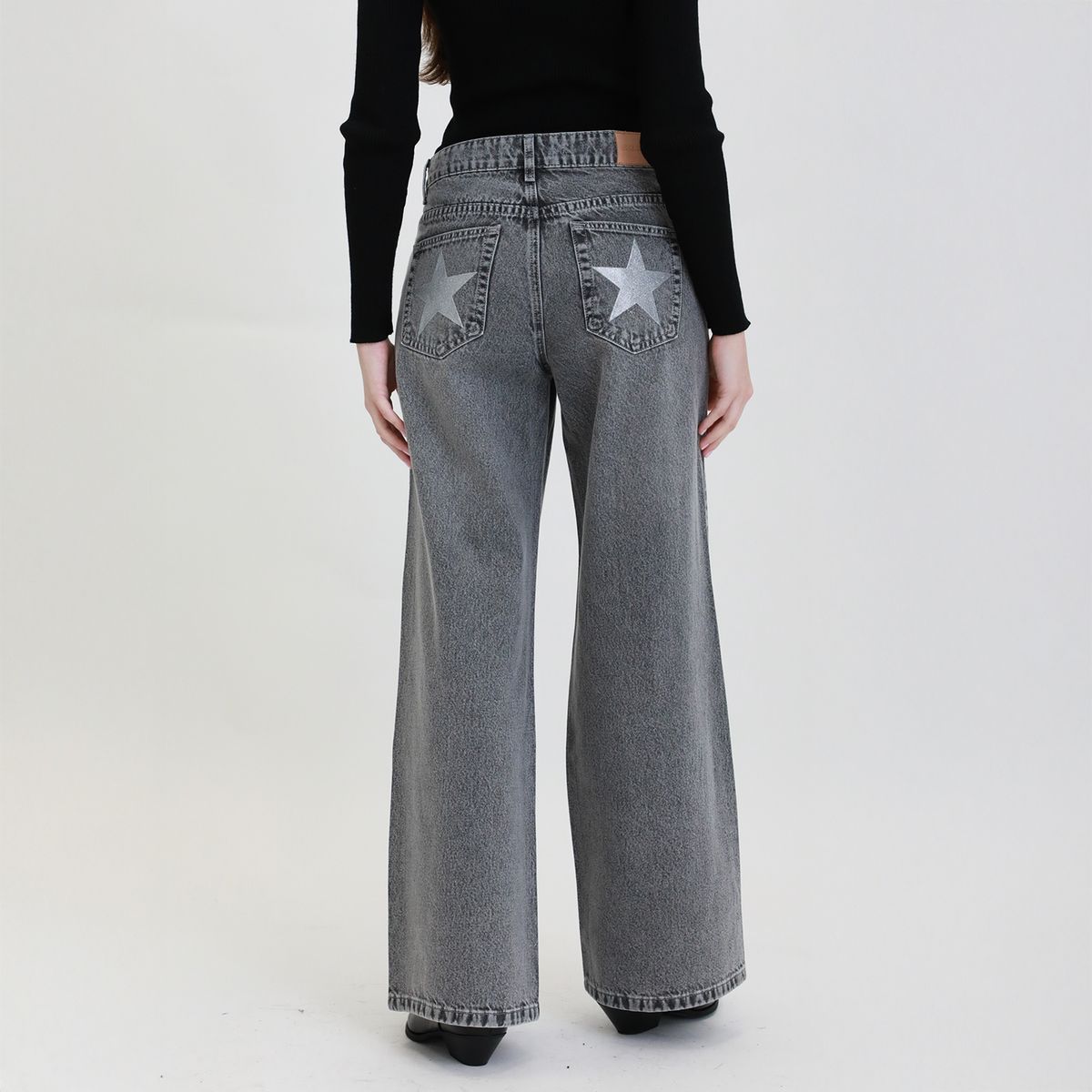 DENIMLAB - Jean Wide Leg Tiro Medio Mujer Denimlab