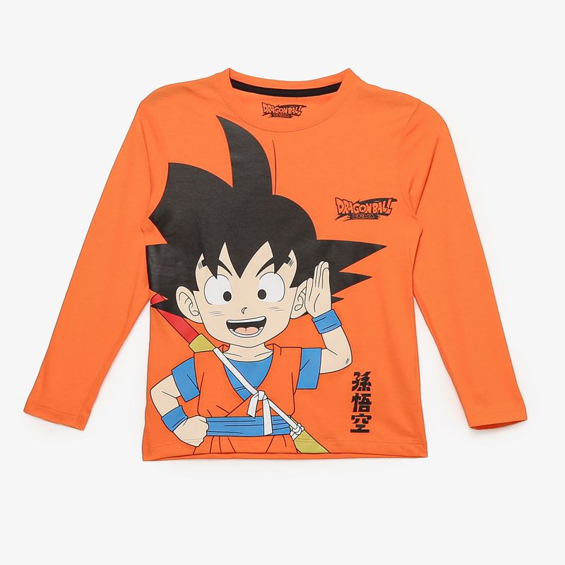 DRAGON BALL - Polo Niño Manga Larga Algodón Dragon Ball