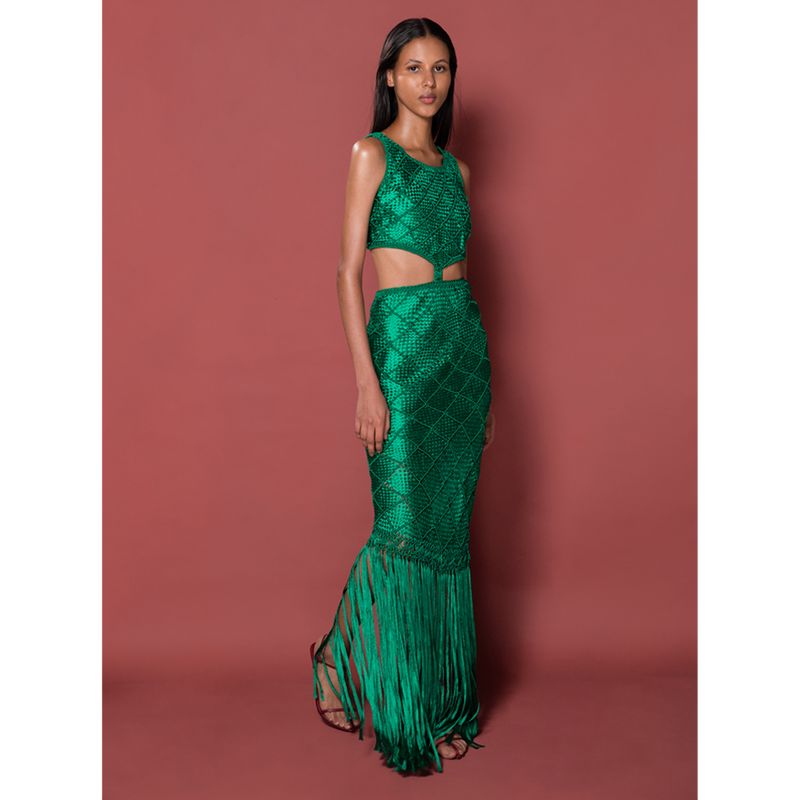 PALMA CANARIA - Vestido Largo Mujer Palma Canaria