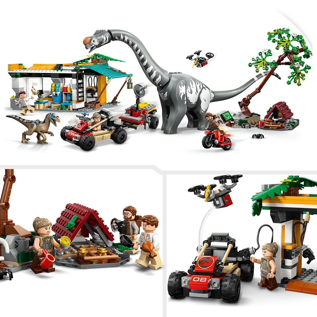 LEGO - Bloques Mision De Seguimiento Raptor Y Titanosaurus Lego