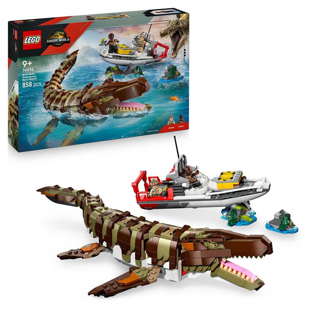 LEGO - Bloques Mision Naval Mosasaurus Construible Lego