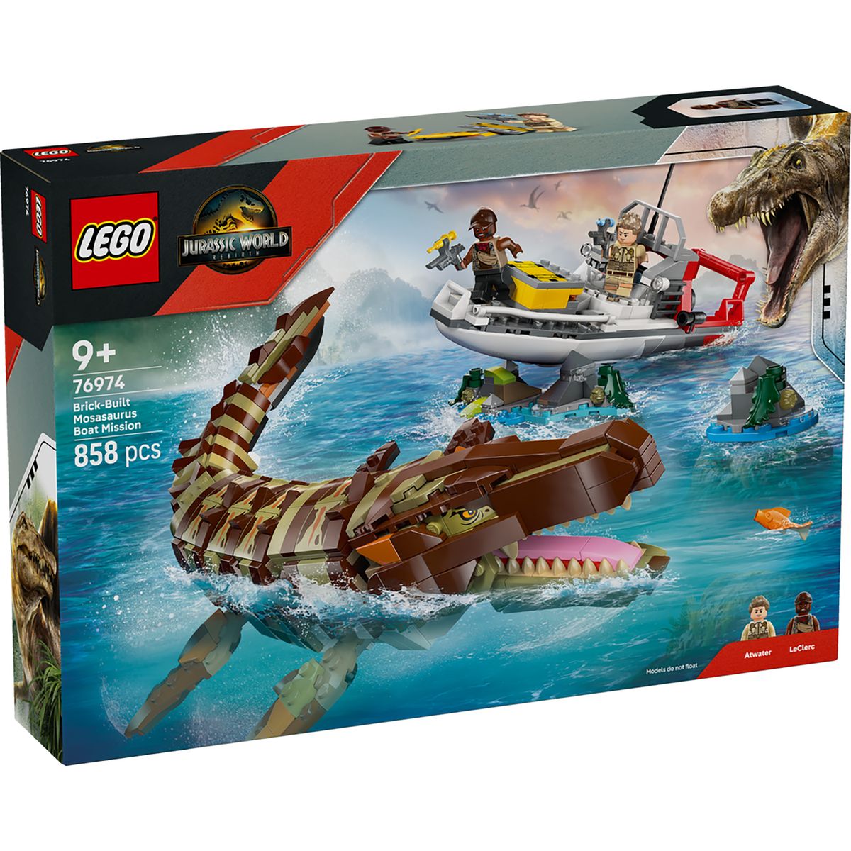LEGO - Bloques Mision Naval Mosasaurus Construible Lego
