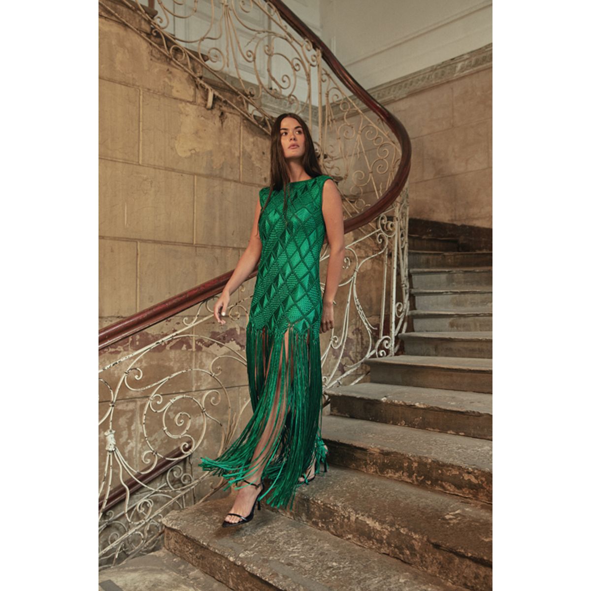 PALMA CANARIA - Vestido Largo Mujer Palma Canaria