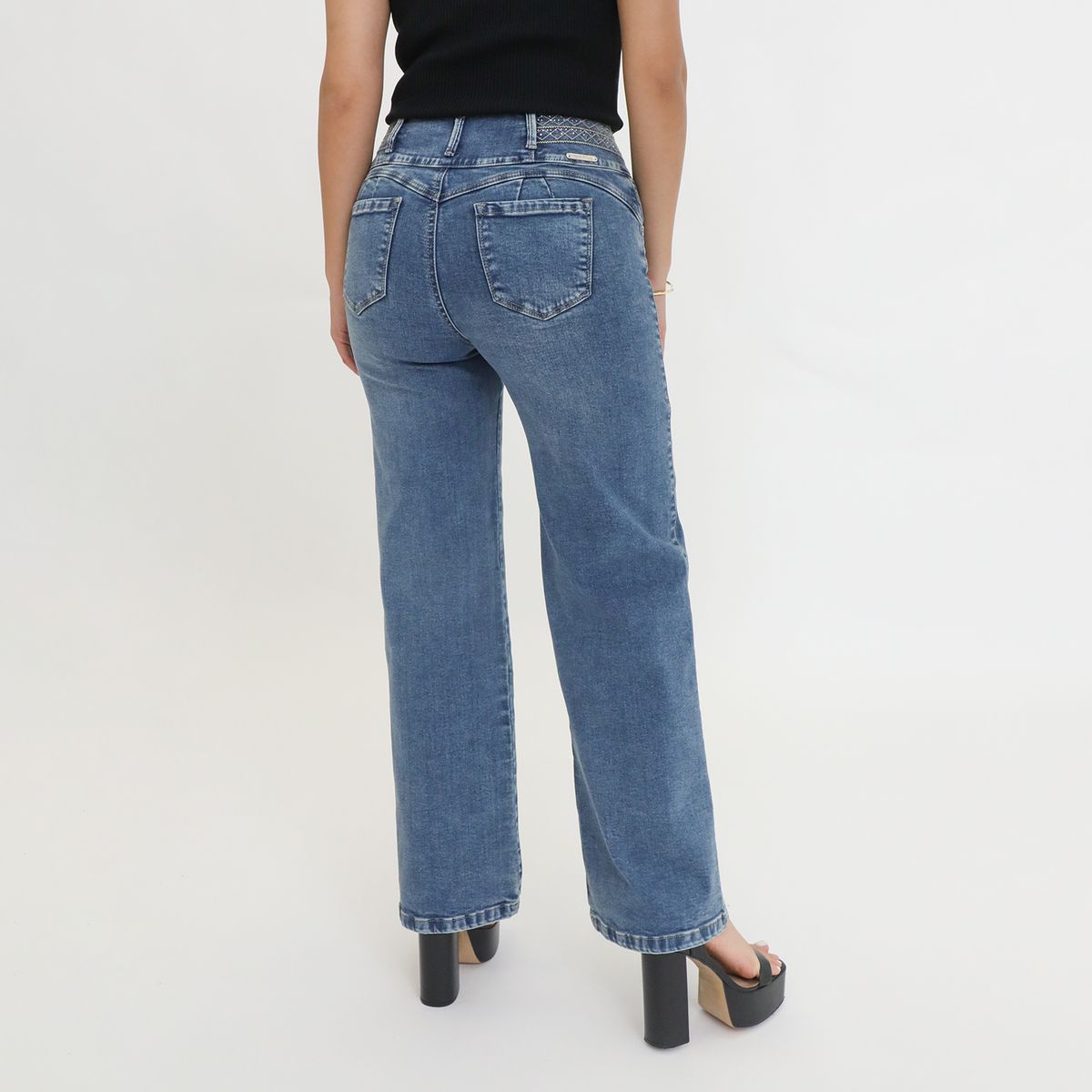 MOSSIMO - Jean Straight Mujer Mossimo