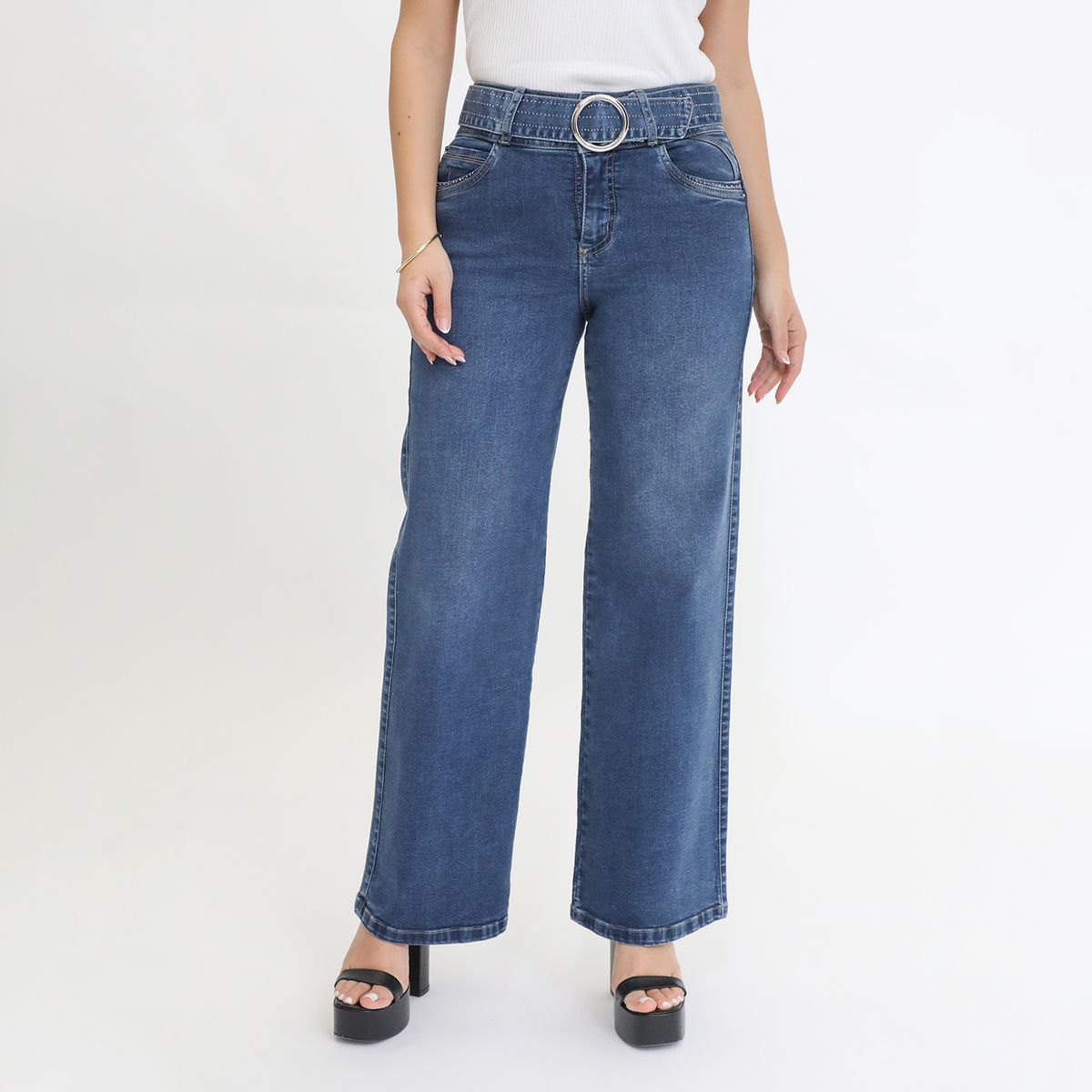 MOSSIMO - Jean Wide Leg Mujer Mossimo