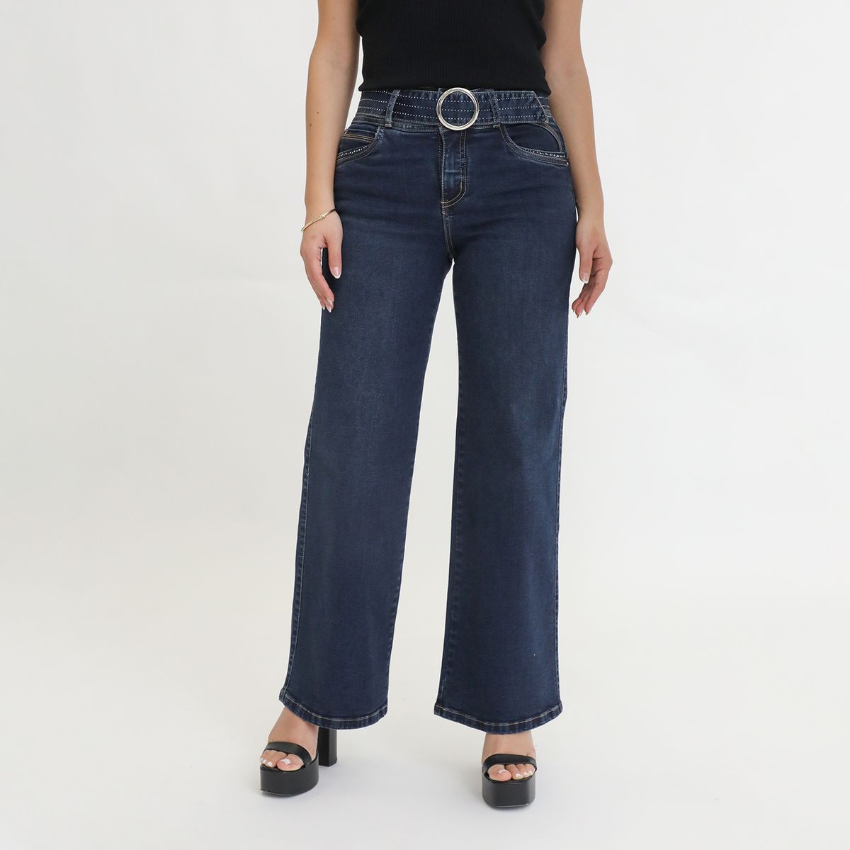 MOSSIMO - Jean Wide Leg Mujer Mossimo