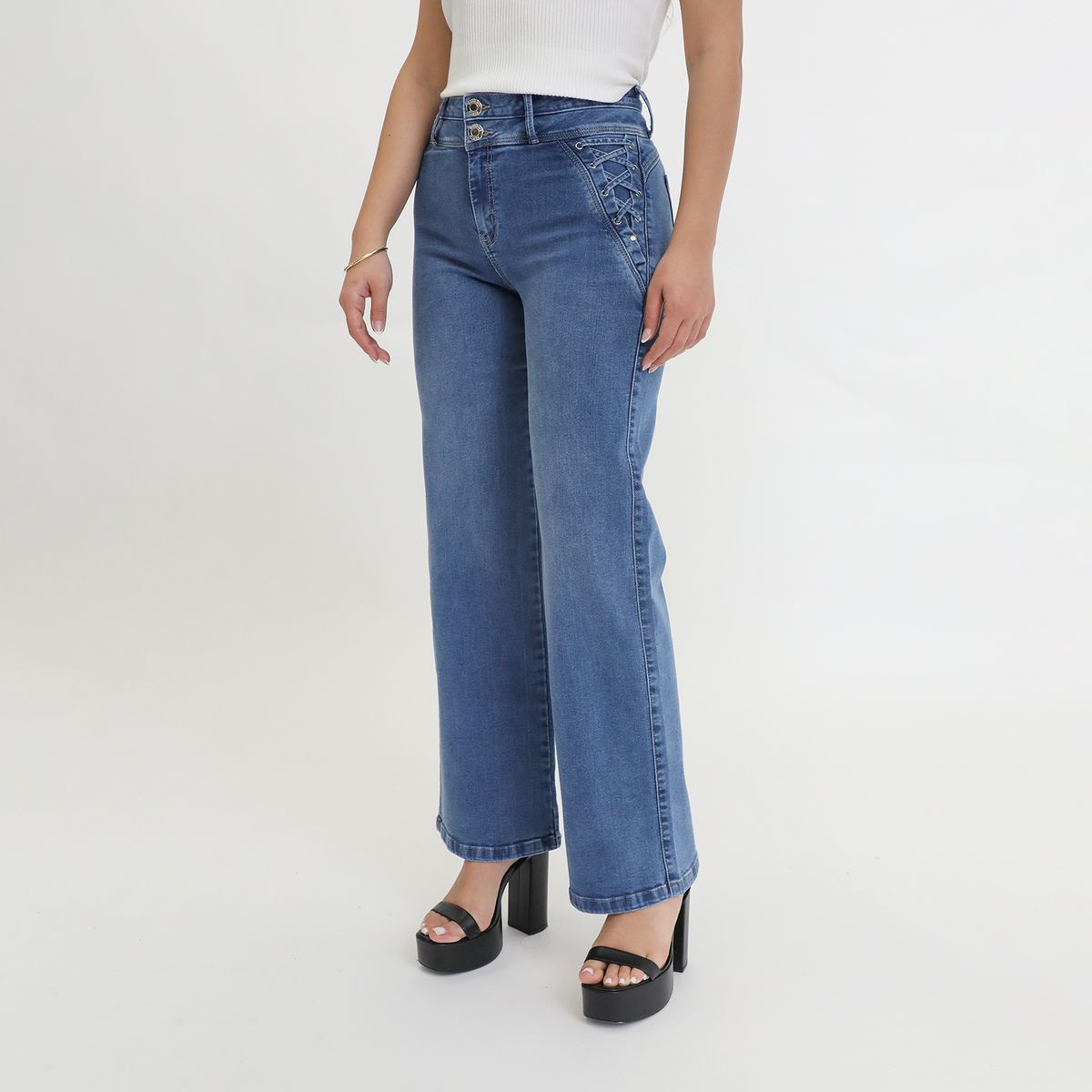 MOSSIMO - Jean Straight Mujer Mossimo