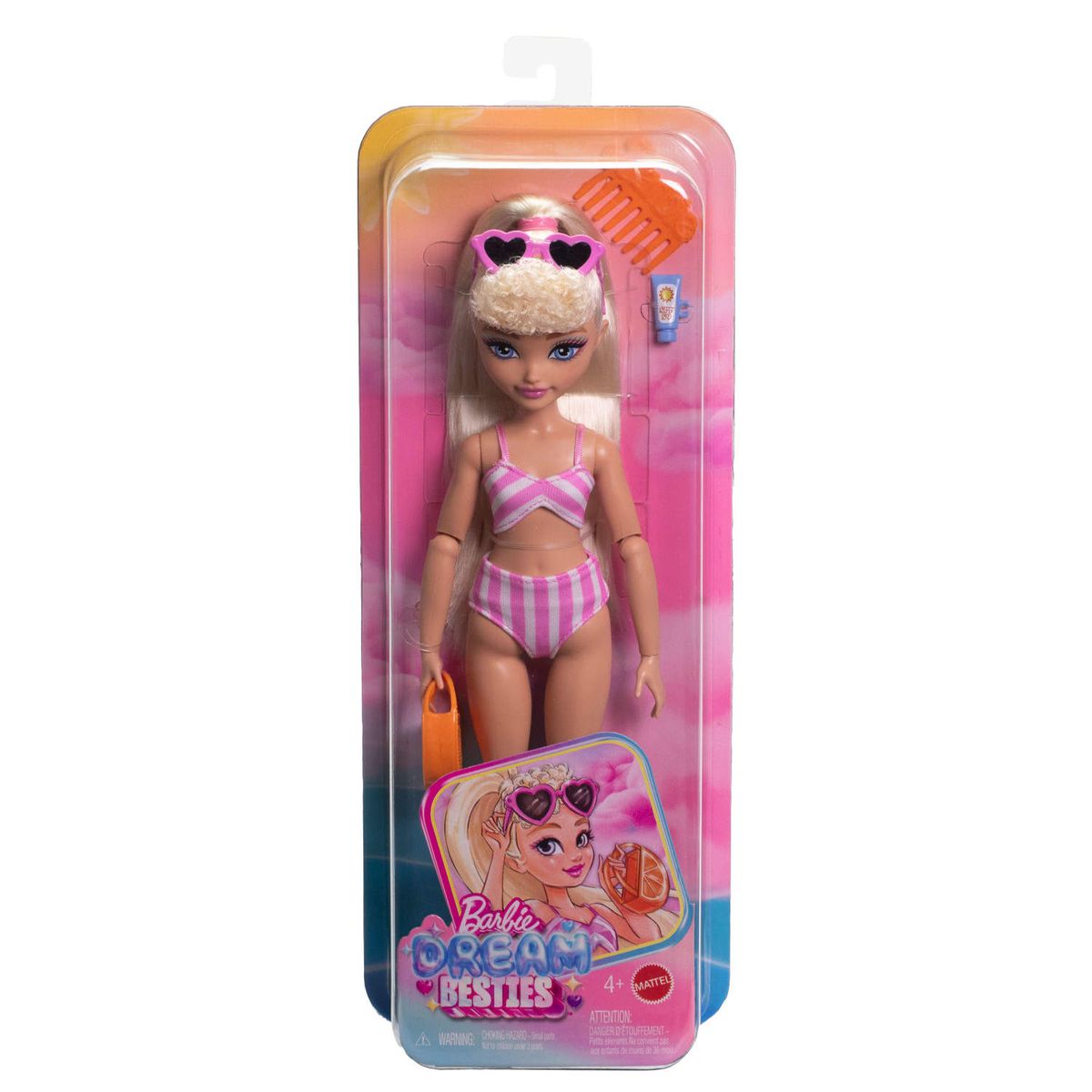 BARBIE - Juguete Muñeca De Playa Barbie Dream Besties Malibú