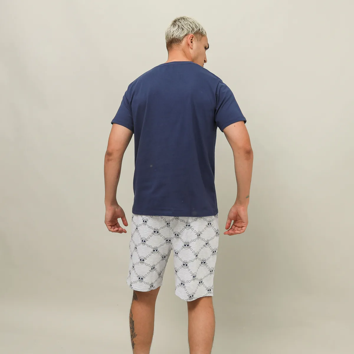  - Pijama 2 Piezas Azul One Piece Caballero