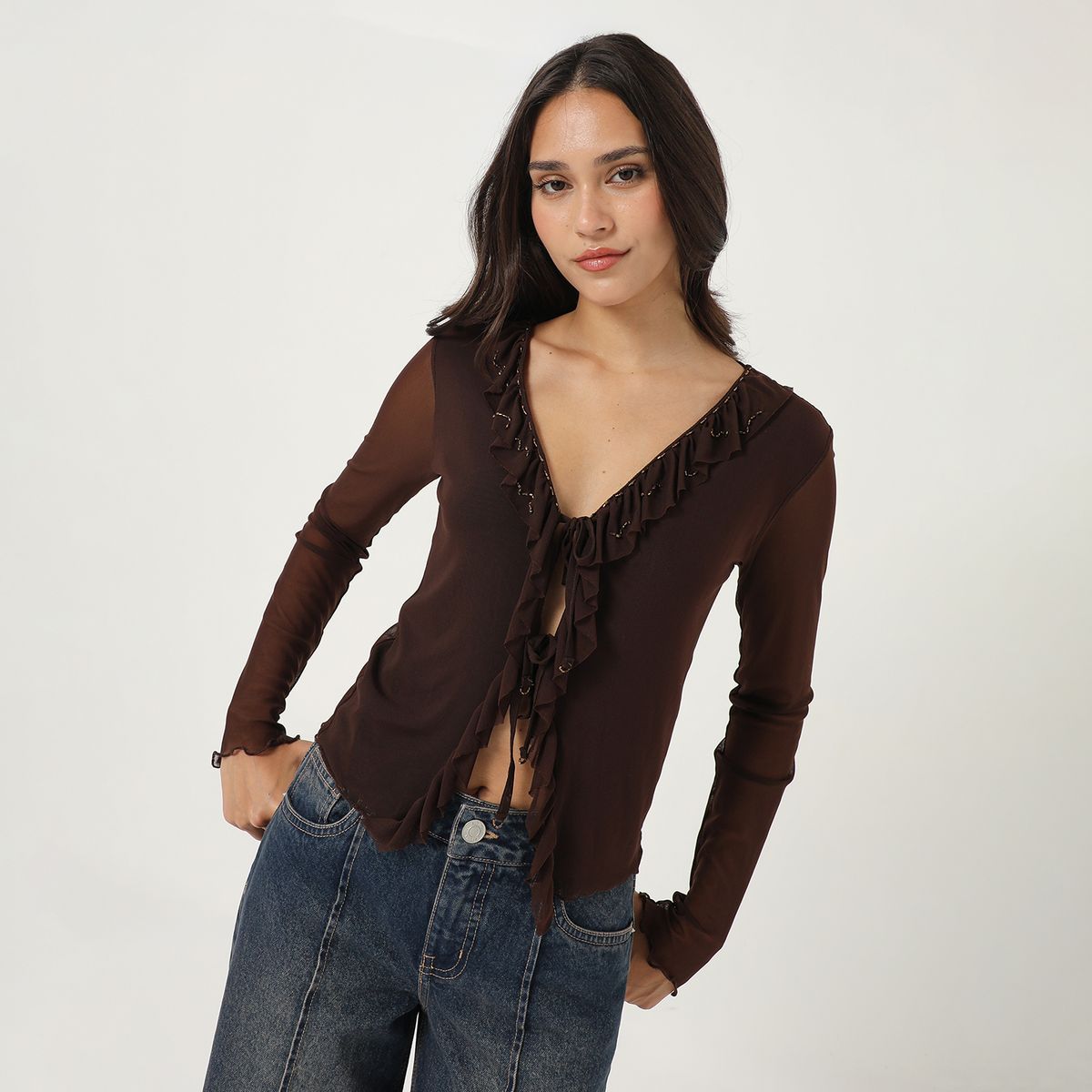 SYBILLA - Blusa Casual Mujer Sybilla