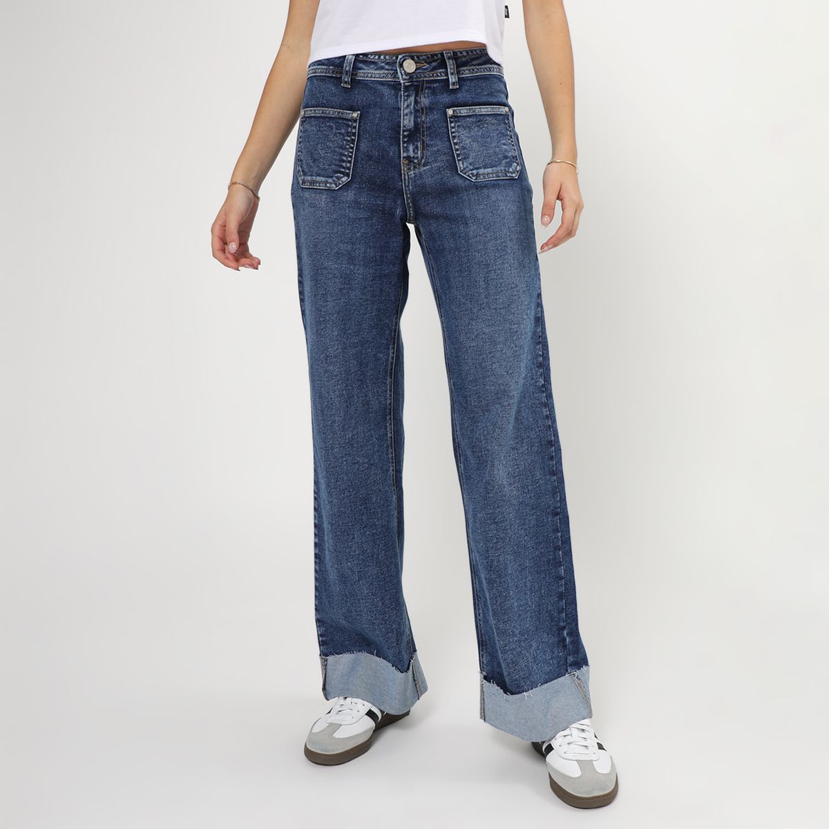 DOO AUSTRALIA - Jean Straight Tiro Medio Mujer Doo Australia