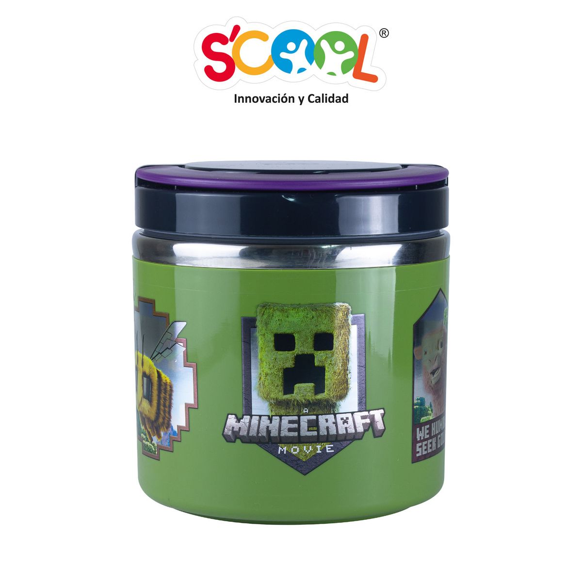 SCOOL - Termo De Comida 600ml Minecraft