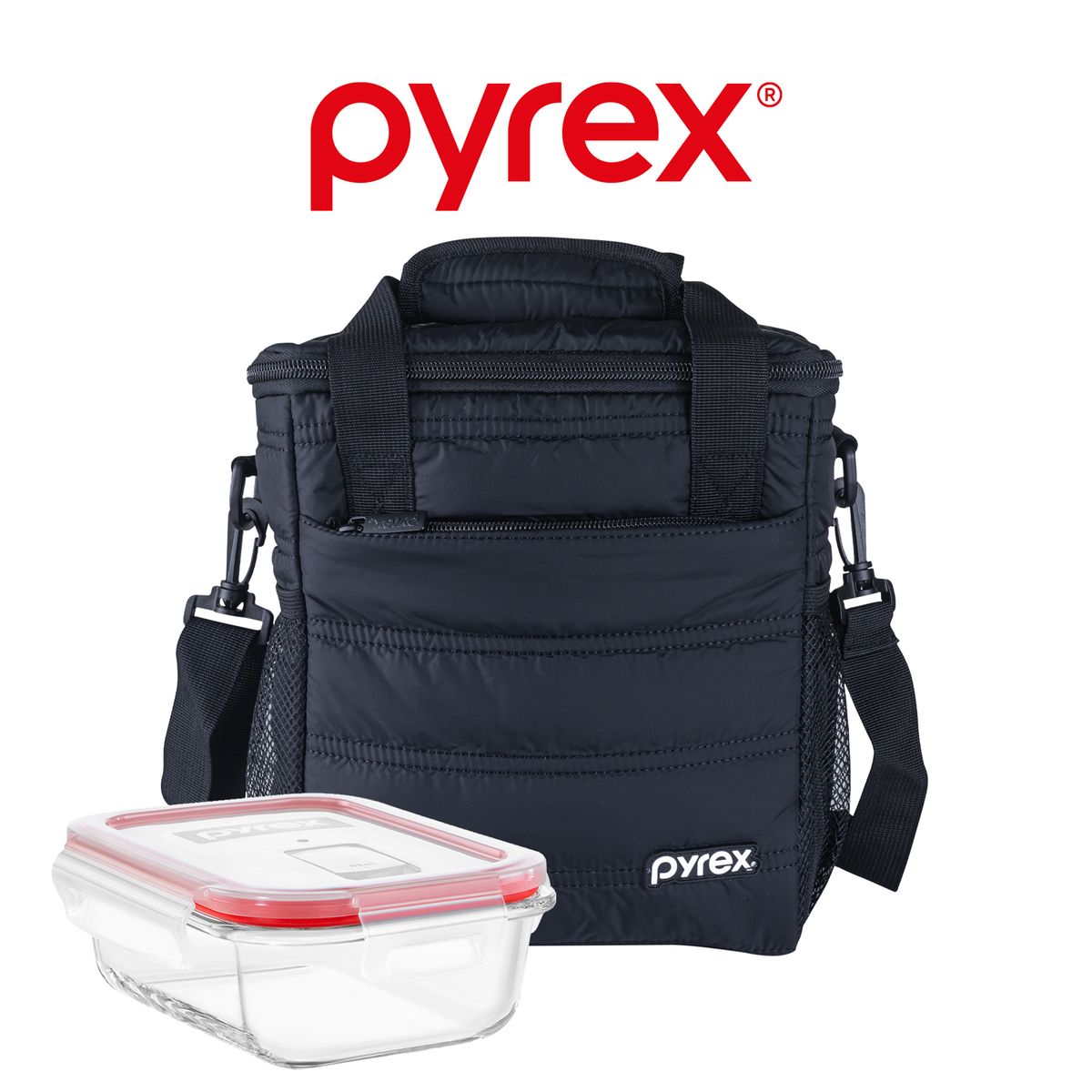 PYREX - Pyrex Lonchera Térmica Juvenil Tottem M Negra Con Refractario