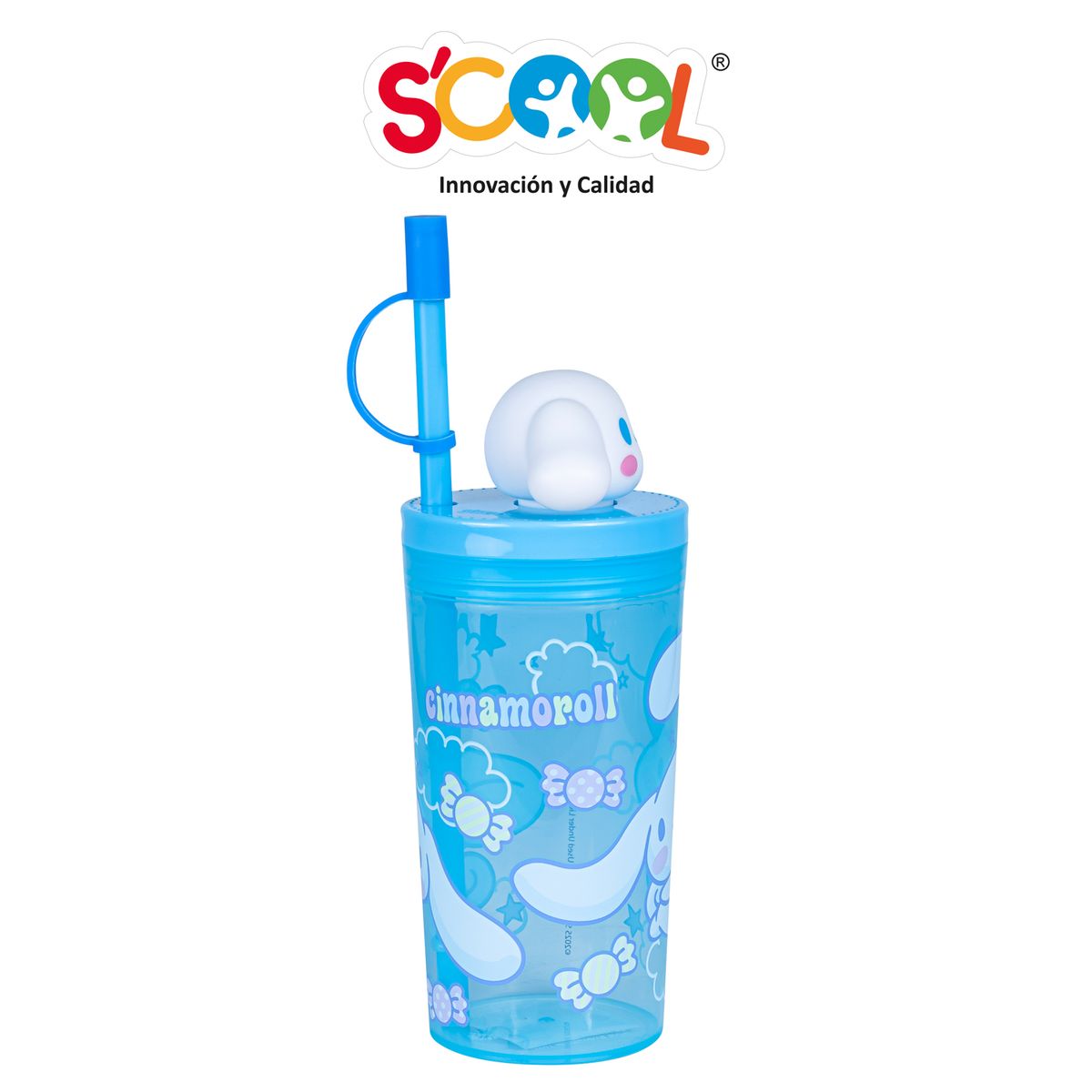 SCOOL - Vaso Tumbler 3d Con Caña 350ml Cinnamoroll