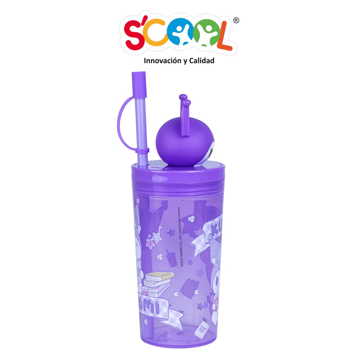 SCOOL - Vaso Tumbler 3d Con Caña 350ml Kuromi