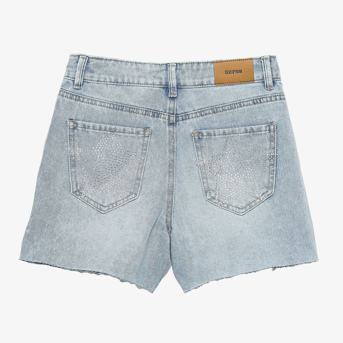 ELEVEN - Short Jean Boho Niña Algodón