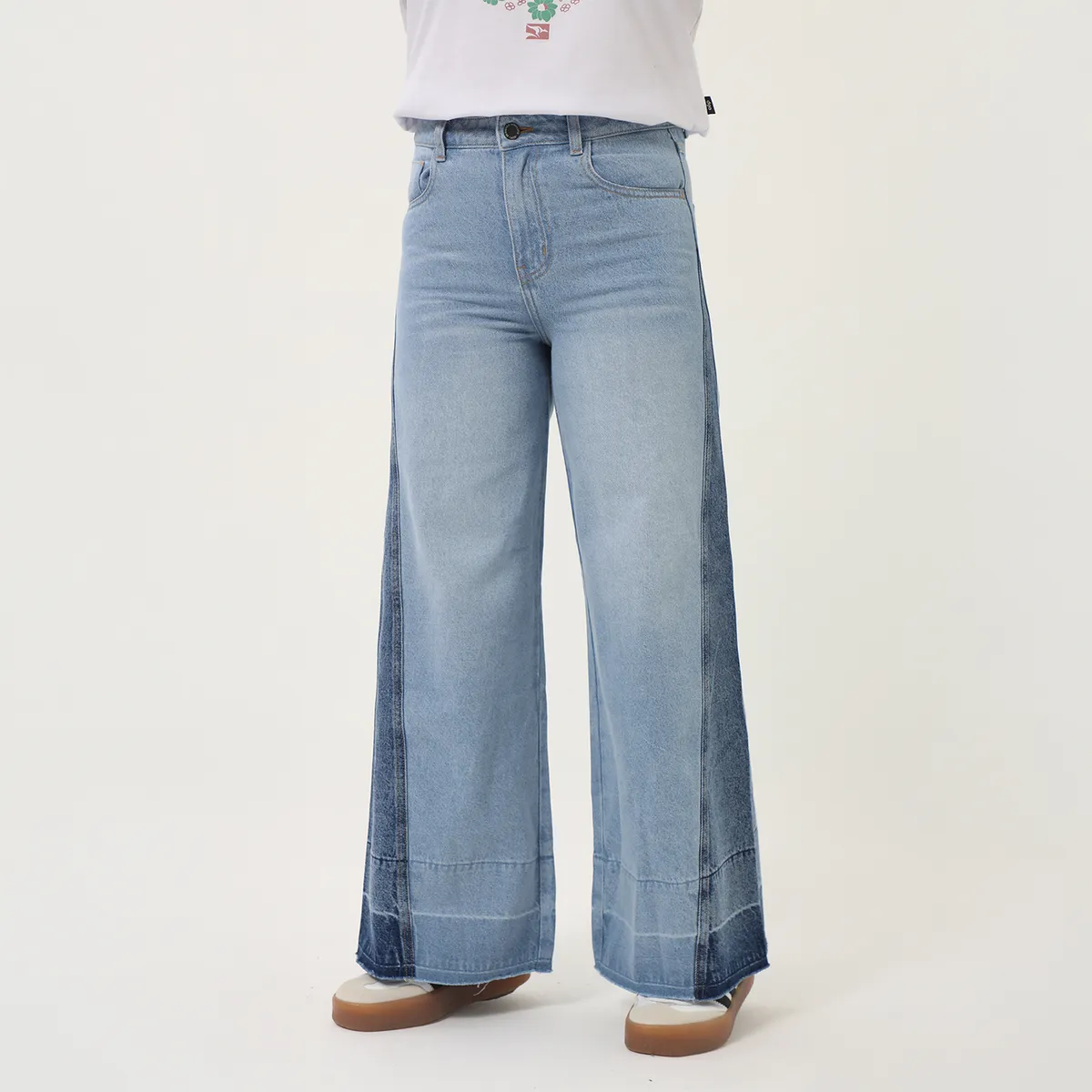 ELEVEN - Jean Wide Leg Boho Niña Algodón
