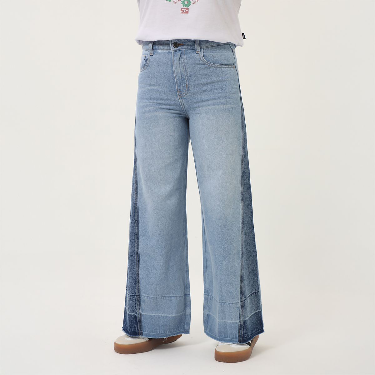 ELEVEN - Jean Wide Leg Boho Niña Algodón