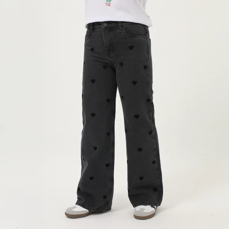 ELEVEN - Jean Black Boho Niña Algodón