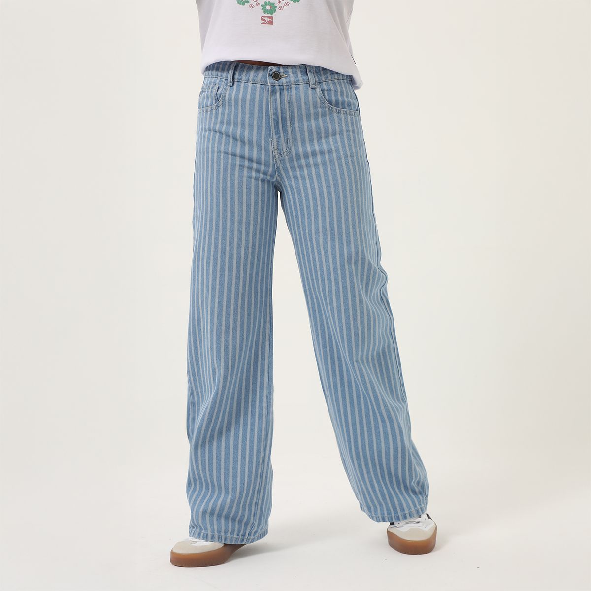 ELEVEN - Jean Rayas Boho Niña Algodón