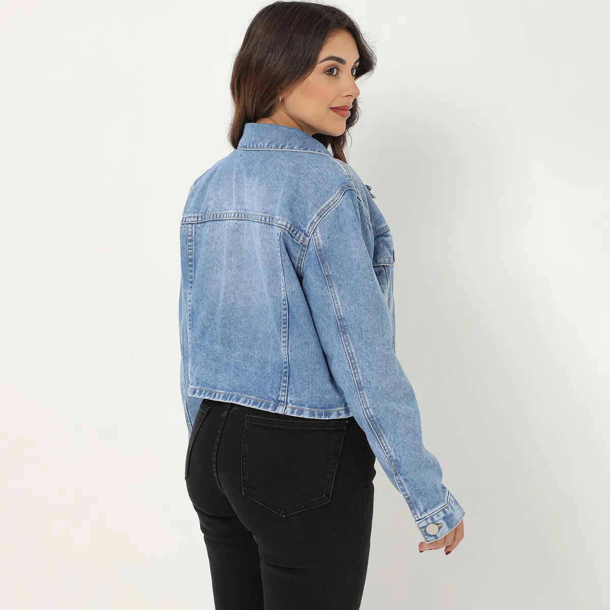 MOSSIMO - Casaca De Jean Mujer Mossimo
