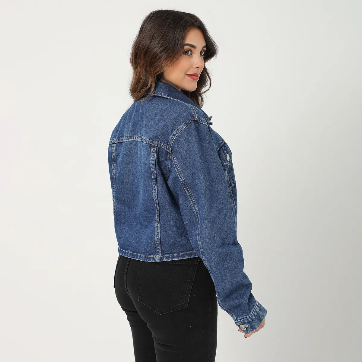 MOSSIMO - Casaca De Jean Mujer Mossimo