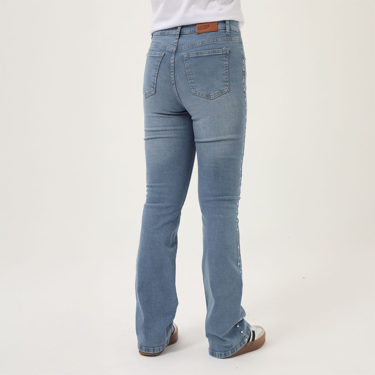 ELEVEN - Jean Flare Tachas Niña Algodón Eleven