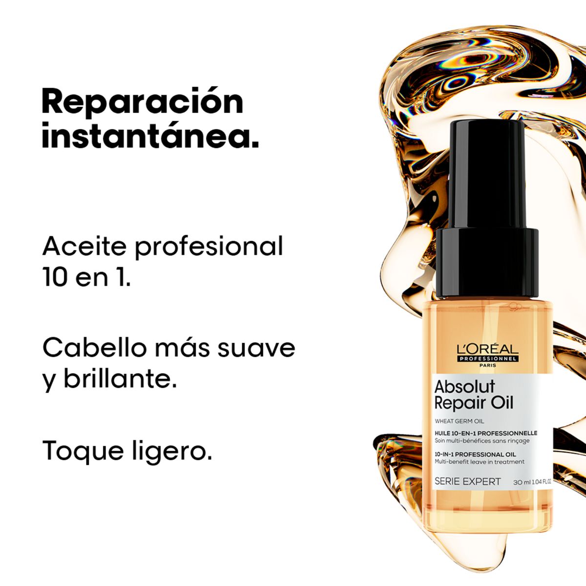 LOREAL PROFESSIONNEL - Aceite Loreal Professionnel Absolut Repair 30ml