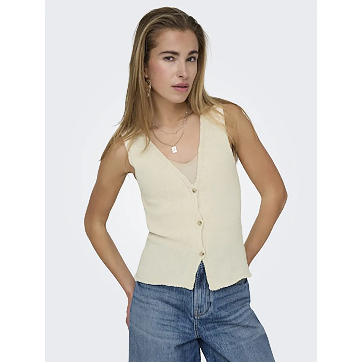ONLY - Chaleco Casual Mujer Only