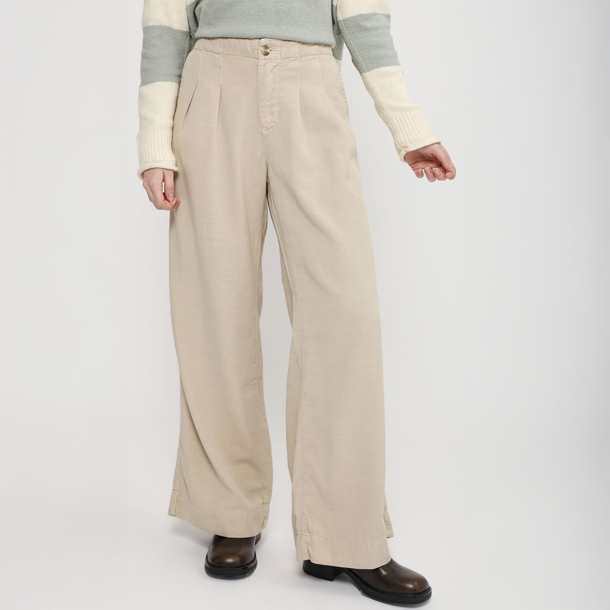 AMERICAN ABBEY - Pantalón Wideleg Mujer American Abbey